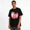 Love Never Fails 1 Corinthians 13:8 Heart Box Print Top Pure cotton T-shirt