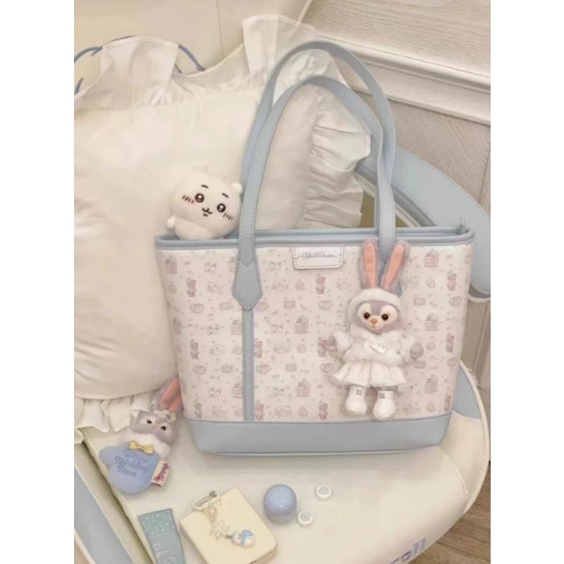 Niche girl bags, new tote bags, large-capacity cute handbags, student commuting shoulder bags in class