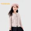 Balabala Girls' Embroidered Knit Cardigan