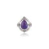Purple Copper Turquoise Ring In 925 Sterling Silver - Teardrop Statement Jewelry - Bohemian Artisan Design - Gift for Women