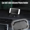 Car Phone Holder Silione Anti-skid Multifunction Phone Stand Mat for Dashboard Multi-purpose Car Storage Holder for Smartphones GPS Devices Glasses Li