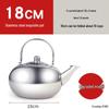 Large Capacity Stainless Steel Teapot - Ideal for Hotels, Restaurants, or Outdoor Use
