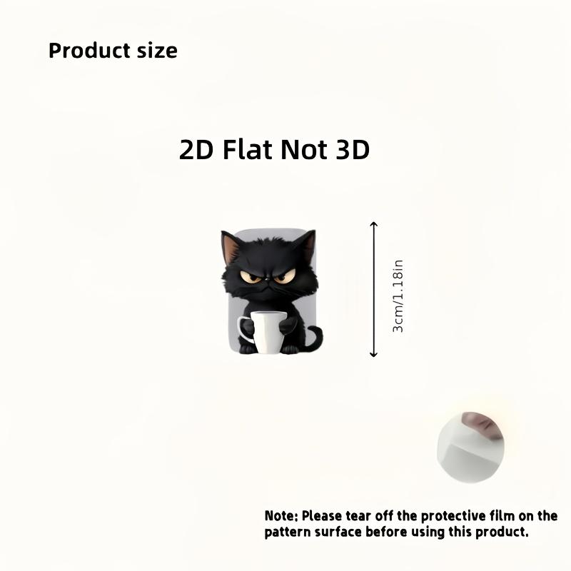 2 ks 2D chránič kabelu s motivem kočky, plastová ochrana kabelu proti poškrábání pro nabíjecí kabel Type-C, roztomilý a odolný design