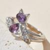 Luxurious and Fashionable Purple Color Zircon Inlaid Women's Ring, Suitable As A Jewelry Gift for Girlfriends on Valentine's Day