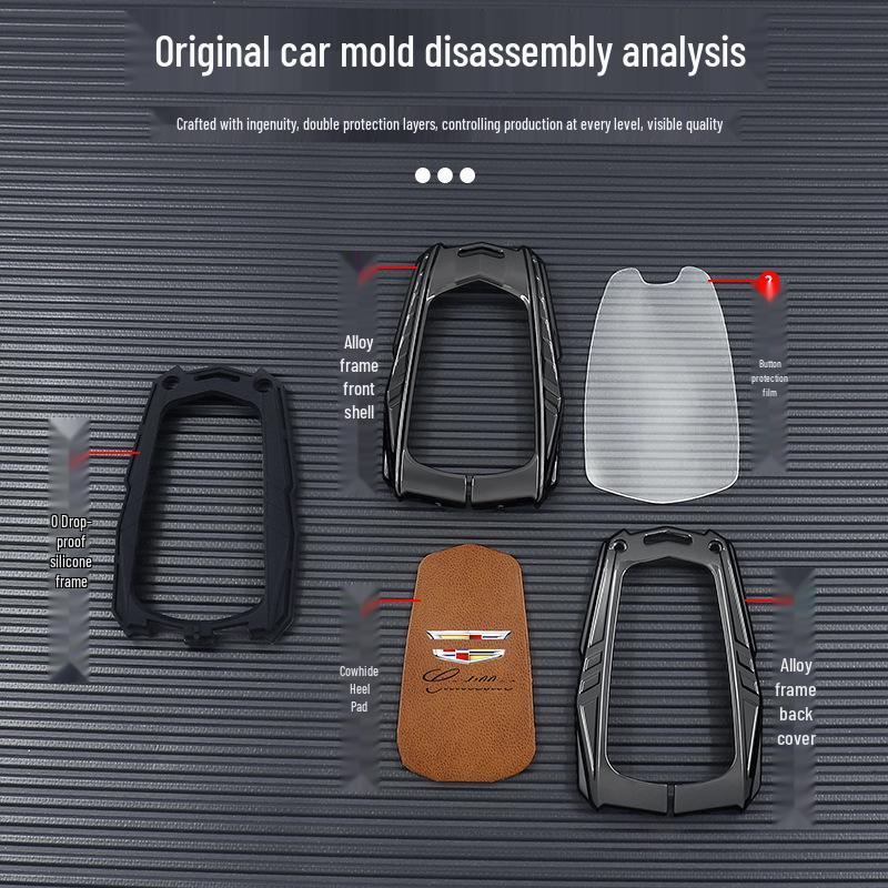 Cadillac Key Covers for XTS, ATSL, XT6, SRX Models - Protective Cases and Clips for Men and Women.