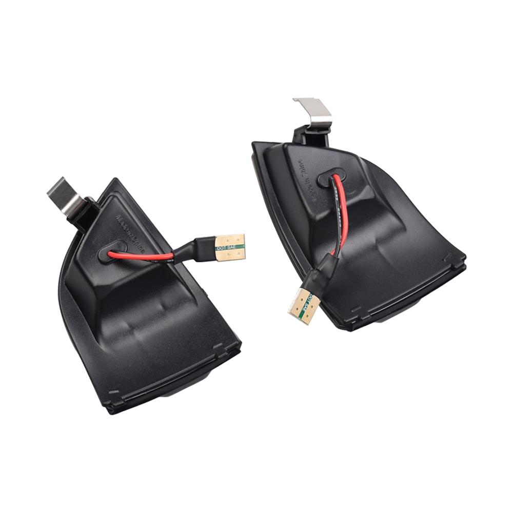 LED Dynamic Turn Signal Blinker Flowing Water Blinker Flashing Light For Ford Focus 2 MK2 2004-2008 C-MAX
