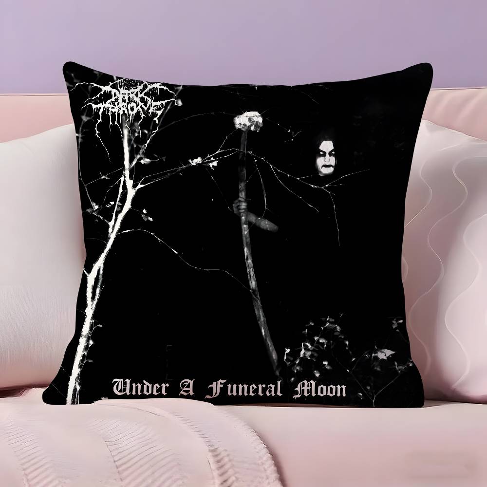 Band D-D-Darkthrones Pillow Case Ultra Soft Skin Friendly Fabric Cloud Like Comfort & Concealed Zipper
