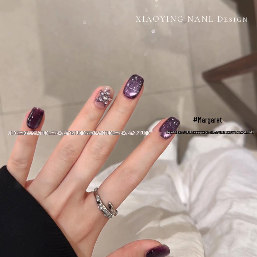 Xiaoying Magnetic Cat Eye Gel: 5g Superfine Nail Polish Light Therapy - Versatile Colors.