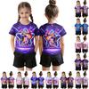 Kinderen Print Ronde Hals Korte Mouw Casual T-shirt