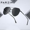 PARZIN Polarisierte Herren Sonnenbrille Aviator Metalllegierungsrahmen Sonnenbrille Herrenbrille zum Autofahren 8204