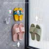 1/3 Pcs Slipper Rack Self-adhesive Bathroom Simple Slipper Hook Toilet Drainage Rack Wall Mounted Bedroom Storage Hook Shoe Drying Rack