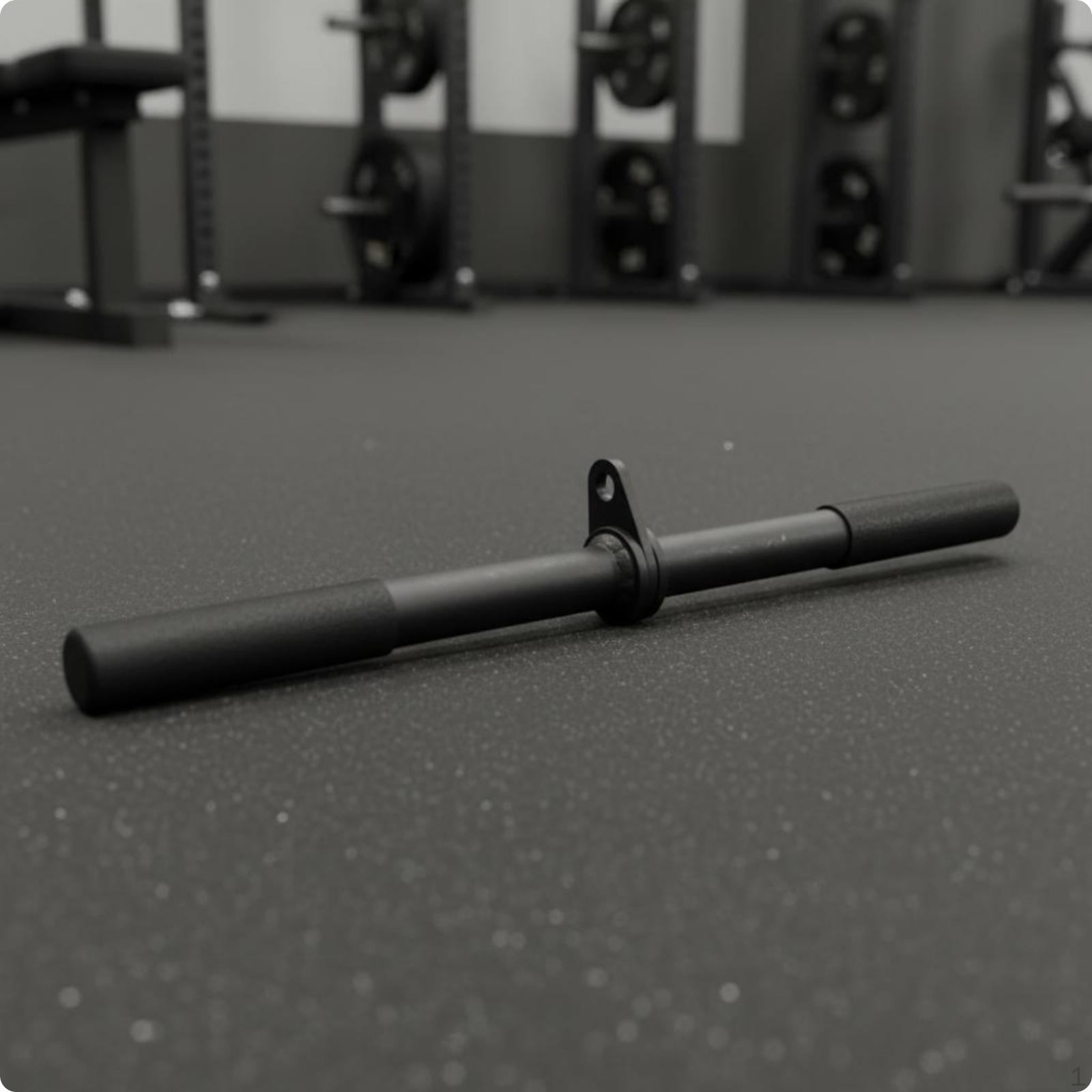 Fitness Equipment Attachment Pull Bar Straight down Handles Ebony Training Apparatus Cable