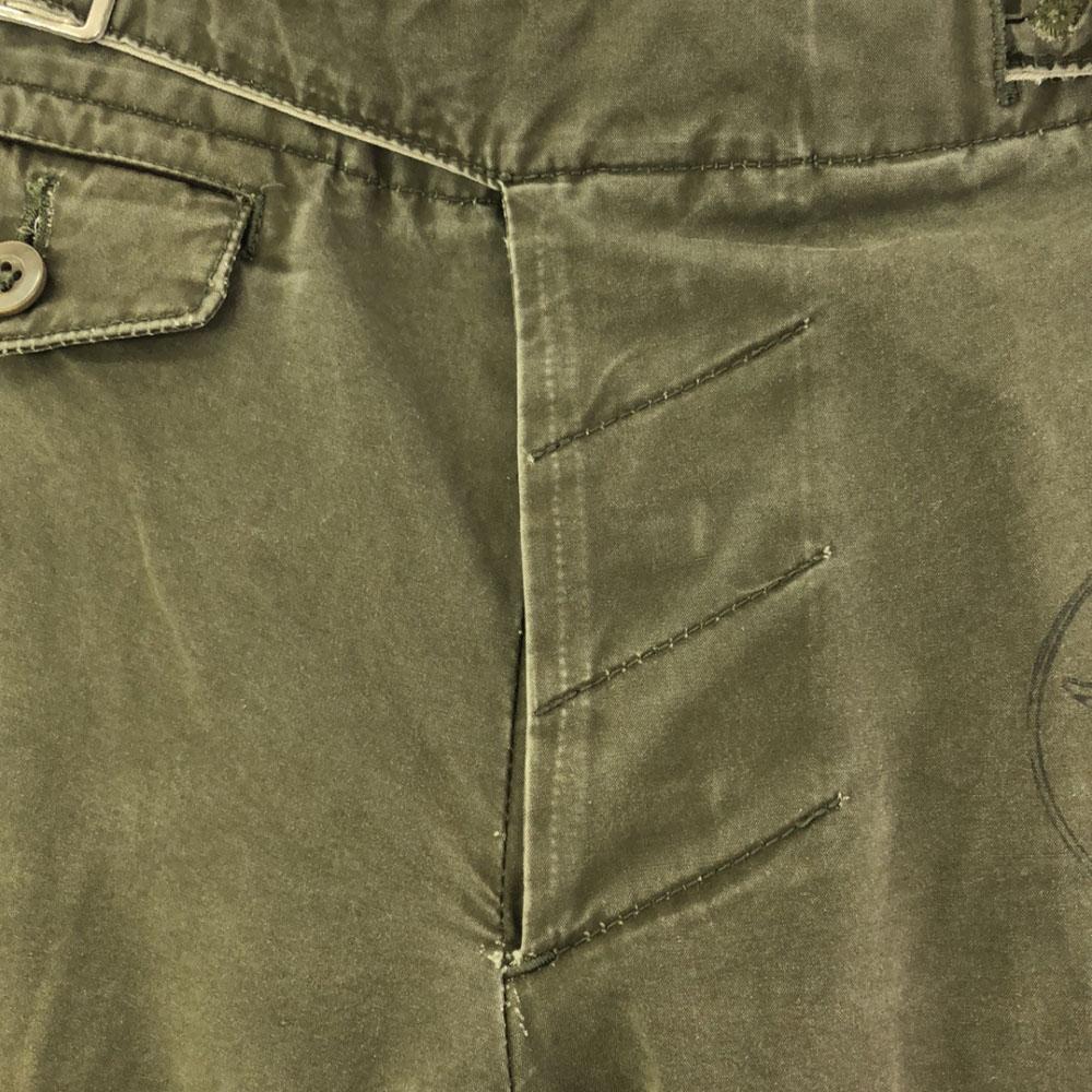 Mando made in Japan military cargo shorts 38 khaki Button fly Men's Used