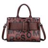 Female 2024 New Letter Pattern Portable Shoulder Embossed Large Capacity Messenger Bag