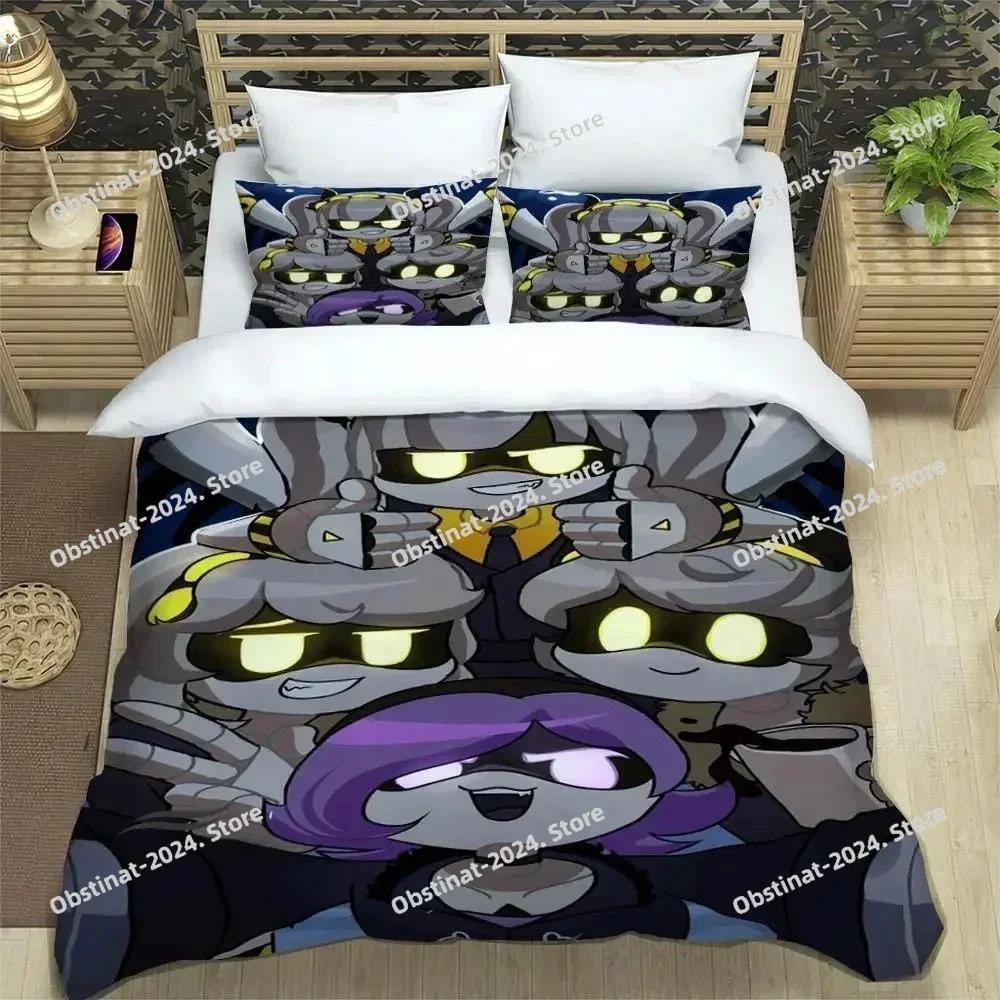Murder Drones Cartoon Bedding Set Printed single Comforter Quilt Bed Cover Duvet Cover Pillow Case 3 Pieces Sets Kids Adult Size