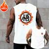 Son Goku Anime Dragon Ball Super Saiyan Gym Tee Harajuku Spring Summer Tank Top Fitness Casual Running Sports Sleeveless T-Shirt
