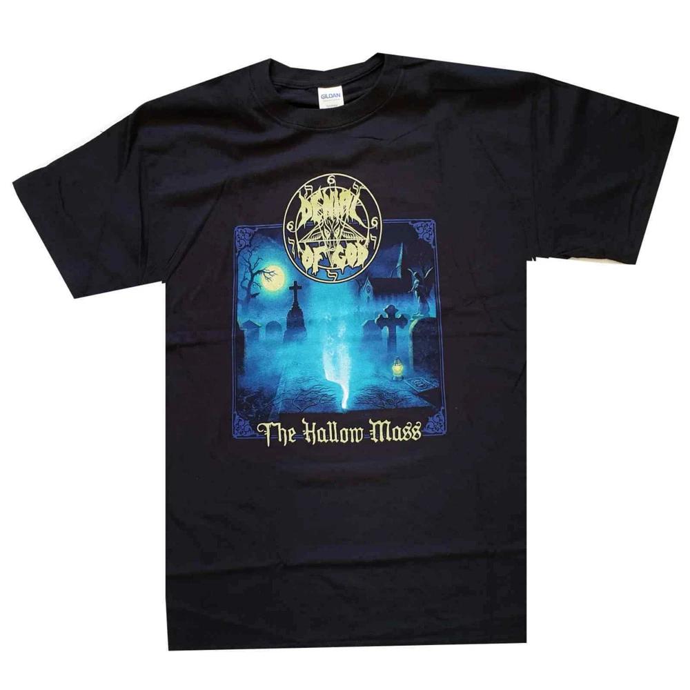 Denial Of God Hallow Mass Shirt T-Shirt Black Metal Band Tshirt M