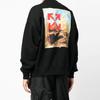 Off-White Arrow On Canvas Skate Crewneck Black/Multicolor Men Tops OMBA054F21FLE0091084