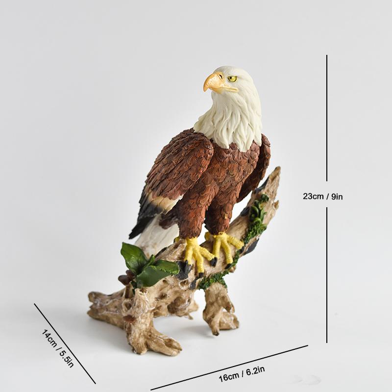 Eagle Series Statue Resin Ornament, Home Decor Office Decor Statue, Symbol of Wealth Freedom Power, Birthday Holiday Gift