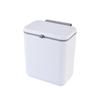 Wall-Mounted Kitchen Waste Bin with Lid - Ideal for Food Waste, Living Room, Bathroom, or Hanging Storage.
