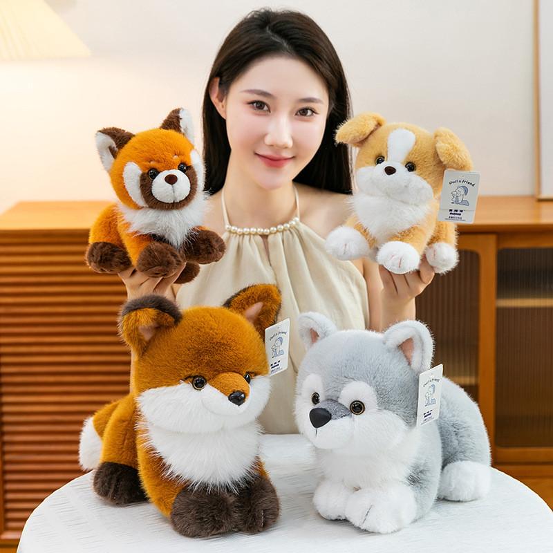 Plush Dog And Panda Stuffed Animals For Kids Soft Toy Gift For Children