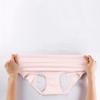 4 Pack High Waist Menstrual Underwear Leak Proof Cotton Briefs