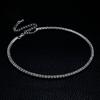 Fashion Single-row Collar Necklace. Wedding Accessories and Bridal Adornments with Multiple Rows.