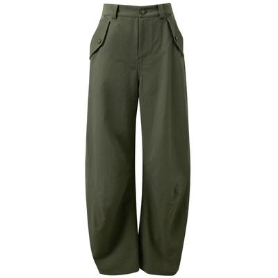 Sancai Women's 2026 Autumn Casual High-Waisted Cargo Pants