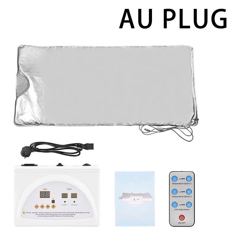 Portable Sauna Blanket for Home SPA, Full Body Detox and Weight Loss Sweat Blanket with Adjustable Temperature Control and Relaxation Use