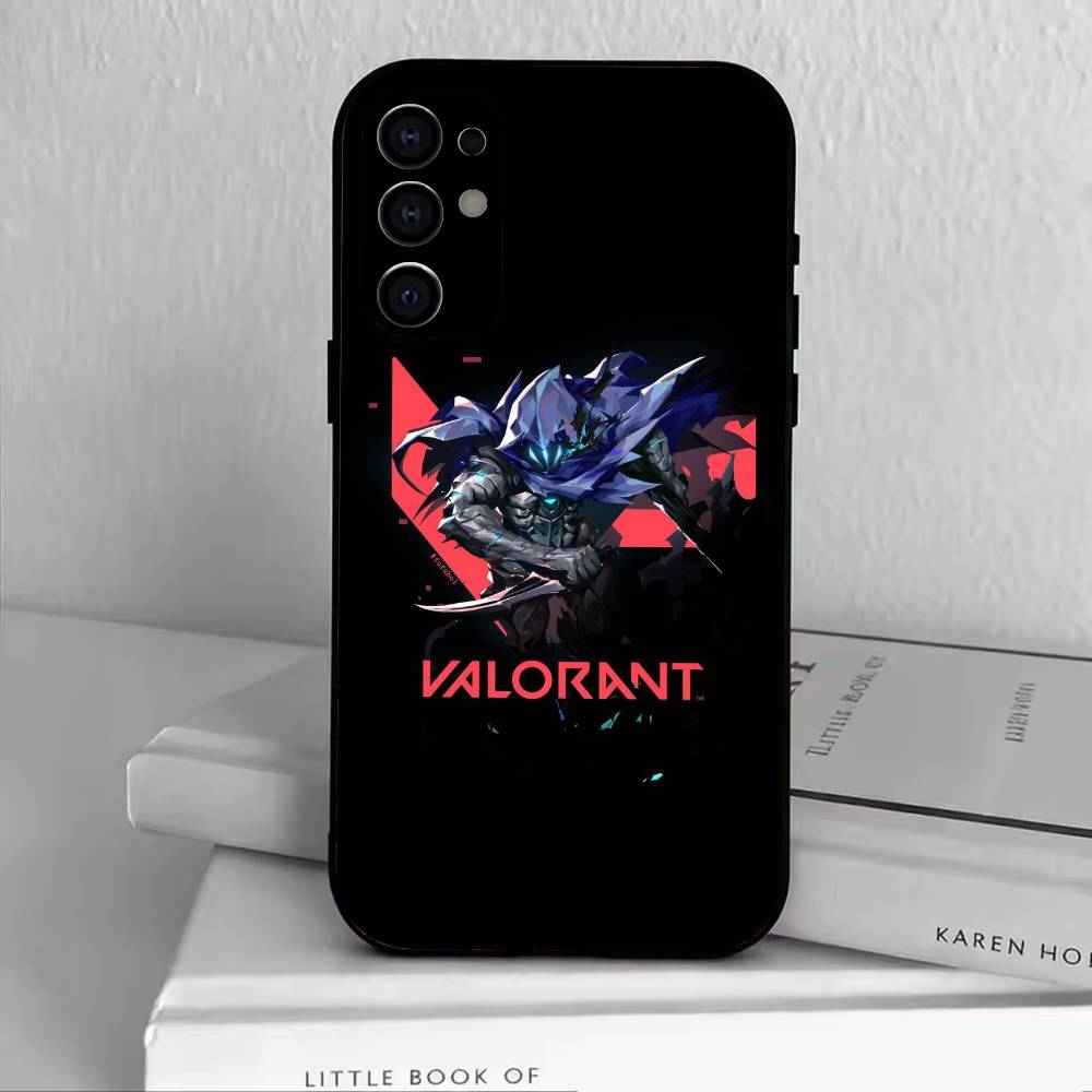 Games V-Valorant  Phone Case For Samsung S25,S24,S21,S22,S23,S30,Ultra,S20,Plus,Fe,Soft Silicone Black Cover
