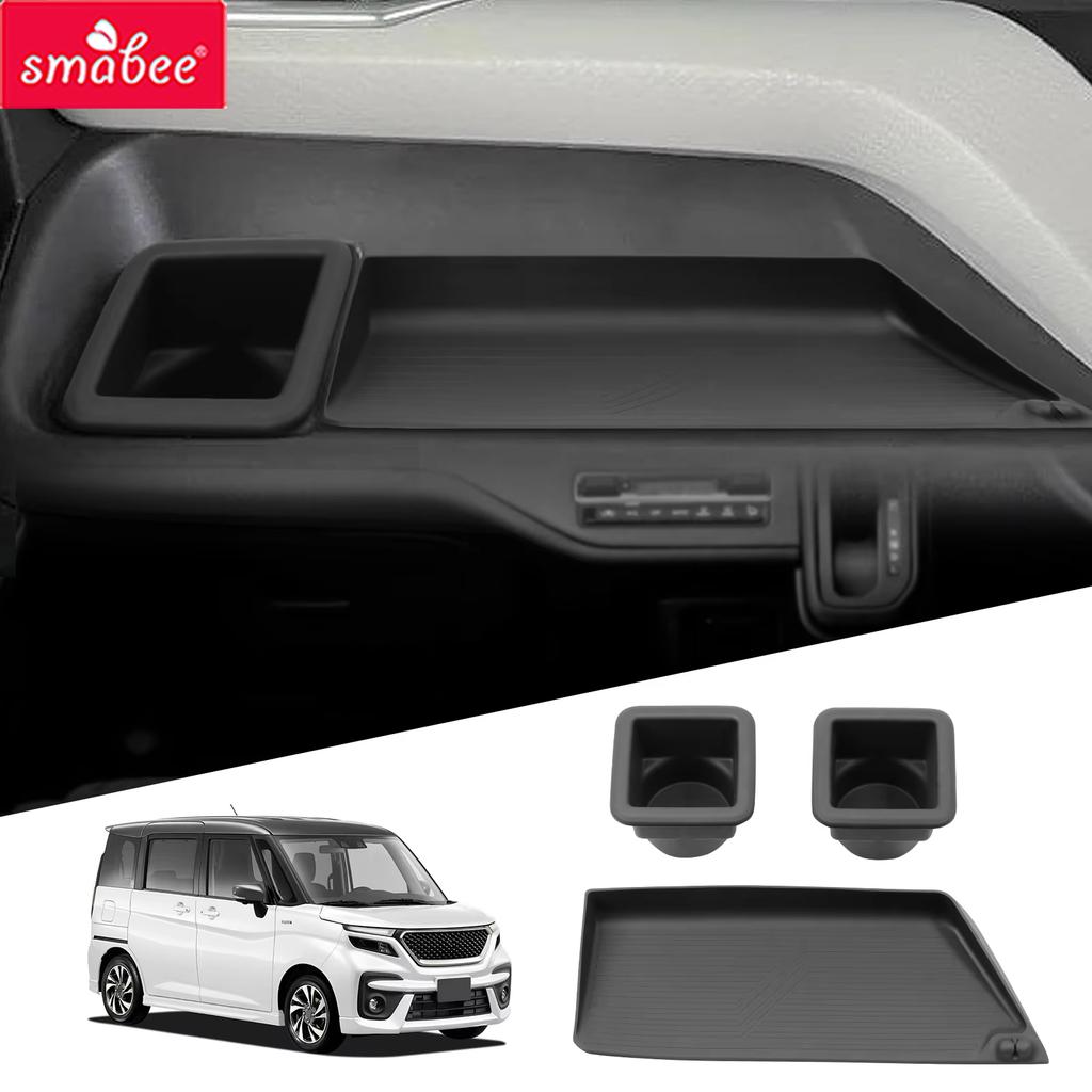 Smabee for Suzuki SOLIO/SOLIO BANDIT 2021-2027 MA37S MAD7S RHD Car Dashboard Water Cup Holder Pad Instrument Panel Storage Tray