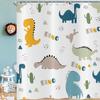 Funny Cute Puppy Animal Pattern Shower Curtain 180x 180cm, Kids Bathroom Decorative Shower Curtain Waterproof
