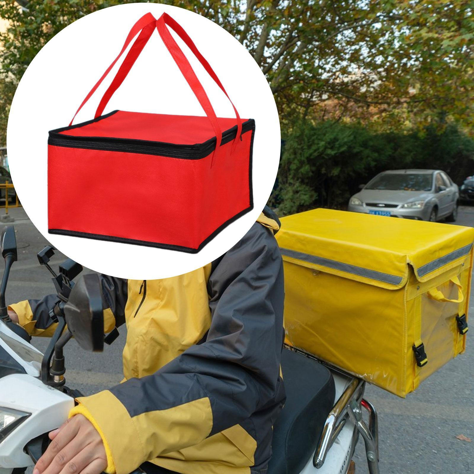 

Изолированная сумка для доставки, многоразовая сумка для подогрева еды, для работы, ресторана на открытом воздухе S