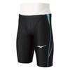 Mizuno Stream Ace Racing Half FINA Swimming Size M Men's Swimsuit, Spats, N2MB0020, (International Federation) Approved, Green,