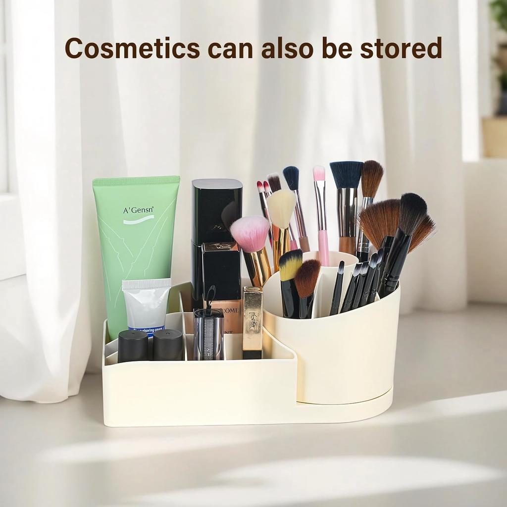 360 Degree Rotating Desk Organizer, Desk Pencil Pen Holder, Desktop Storage Pen Organizers Stationery Supplies for Office