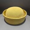 Modische gewebte Medizinbox-Hut für Damen Frühling Sommer Koreanischer Designer Retro Barett Chapeau Fedora Sommer-Sonnenhut Hochzeit Luxus Ca