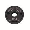 M14 Quick-Release Grinding Plate for 125mm Grinder Black Metal Flush Mount with Loosen/Tighten Arrows Grinding Equipment Accessory