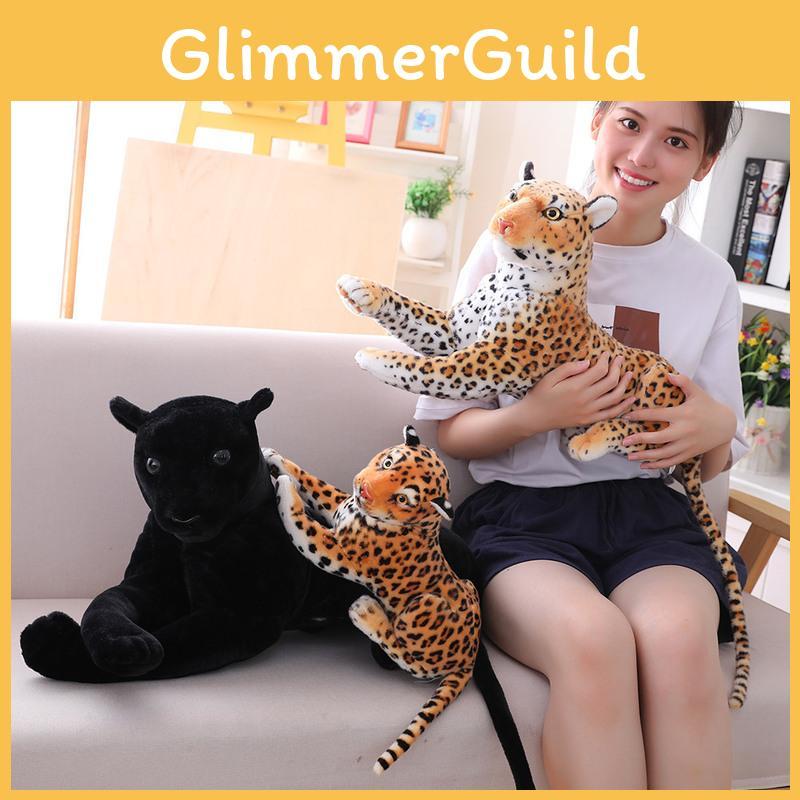 Realistisches Leoparden-Plüschtier Weich und Kuschelig, Perfekt für Heimdekoration