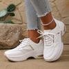 Damen Lässige Dad Sneaker Bequeme Klobige Plateau Laufschuhe Rutschfest Schnürung Atmungsaktiv Gehen Schuhe für Damen Workout Tennis Sneaker