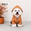 Hooded Dog Jumpsuit, Plush Lined Cozy Dog Hoodie, Four-Legged Pet Outfit, Warm Winter Onesie Clothes for Small Medium Dogs