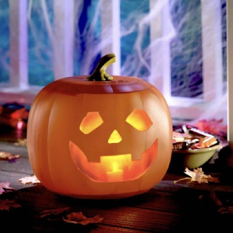 Halloween Creative Pumpkin Light With Funny Expressions Perfect For Party Decor