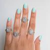 Moonstone Gemstone Ring, Solid 925 Sterling Silver Ring, Bohemian Ring, Statement Ring, Birthstone Ring, Anniversary Ring, Stacking Ring