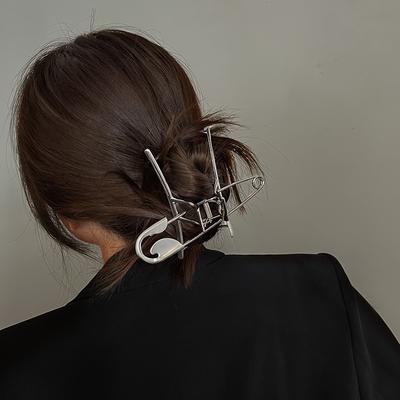 Kadın Trend Gümüş Klips Saç Tutucu Kadın Saç Klipsleri Moda Saç Tokaları Kadın Saç Aksesuarları Saç Tutucu Tokalar Başlık