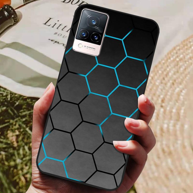 For Vivo V21 5G Case V 21 Silicon Back Cover Phone Case for Vivo V2050 VivoV21 5G Cases Soft Bumper Coque for Vivo V21 5G Fundas