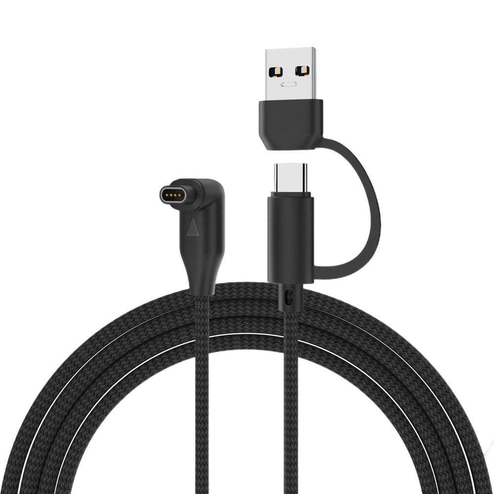 

Швидкий зарядний кабель USB Type-C для Fenix8 7x 6S PRO Vivoactive Forerunner Instinct Venu 2-in-1 Elbow