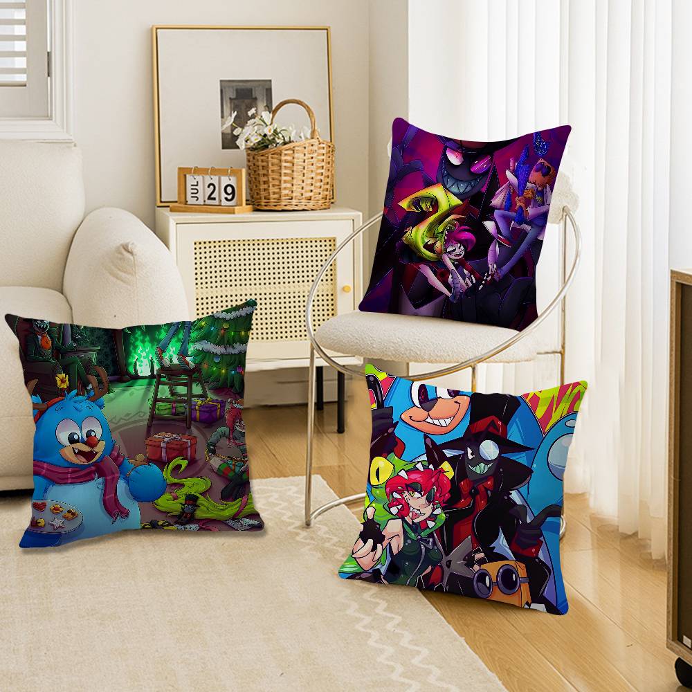 Cartoon Villainous Anime Personalized Pillow Cover Kids Bedroom Wild Party Decor Pillowcase Kid Birthday Shower Gift