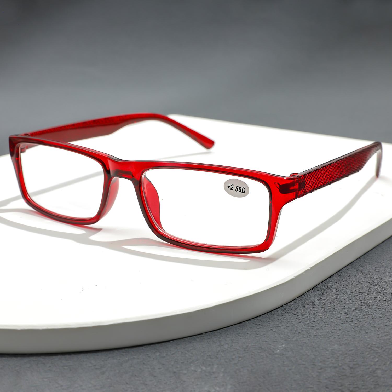 

Очки для чтения для мужчин и женщин, спортивные, анти-синий свет, очки для чтения, черные, красные, очки для пресбиопии +100 до +400 очков +150