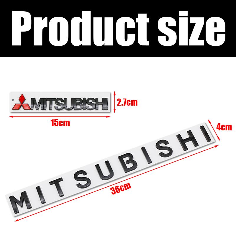 3D ABS Naklejka z emblematem na maskę samochodu Mitsubishi do ASX Lancer 10 9 Outlander Pajero Sport L200 Space Star Xpander Wodoodporny