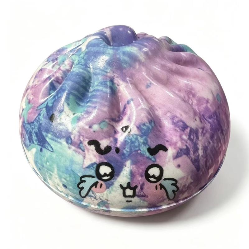 Gombóc Squishy Zsemle Baozi Gombóc Mystery Box Színes Étel Squishy Szenzoros Gyurma Golyó Stresszoldó Nyomkodható Golyók