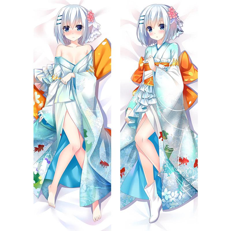 Anime DATE A LIVE Yatogami Tokisaki Kurumi Pillow Covers Dakimakura Case 50x160CM 3D Two-sided Bedding Hugging Body Pillowcase